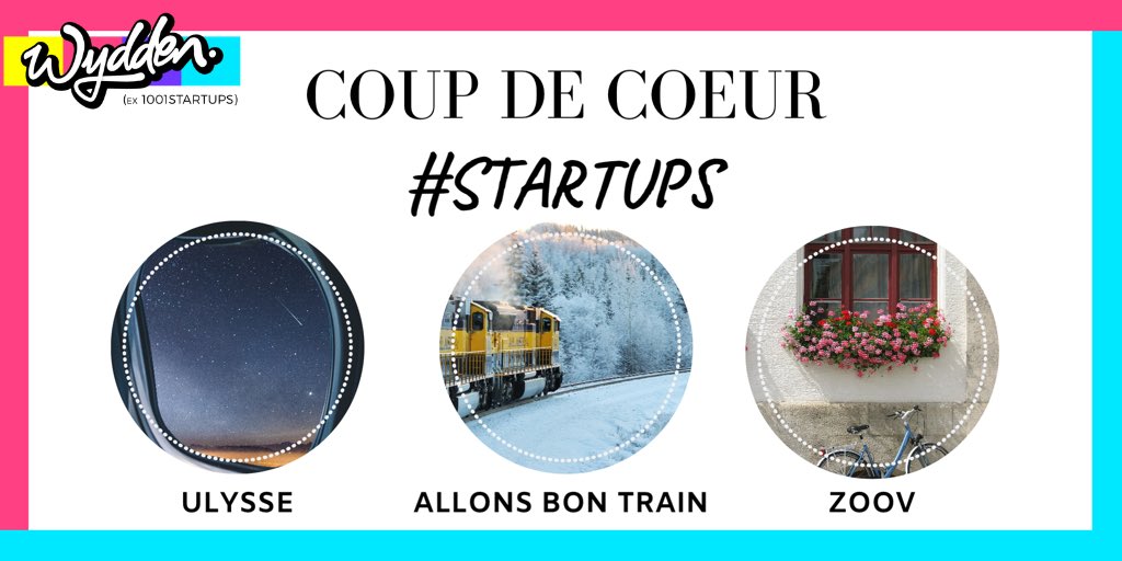 wydden_'s tweet photo. #Highlight 🚐 TRANSPORT 🚐
Les 3 startups coup de cœur de la semaine 💘@ulyssetravel pour dénicher facilement ses billets d’avion.@allonsbontrain pour faire des économies en voyageant groupé. @zoov_official pour partager des vélos électriques en ville. 
https://t.co/IfIrAHiHT0 https://t.co/IjKb9vrw2g