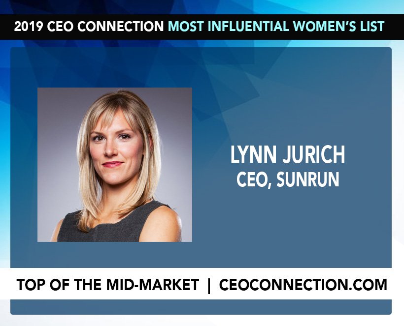CEOConnection's tweet photo. Congratulations @LynnJurich of @Sunrun for being one of the top women in the mid-market!
https://t.co/RpbENij8Mk
#ceoconnection #ceoc #influentialwomen #midmarketleaders #ceowomen #ceonetworking #topofthemidmarket #midmarket https://t.co/vZynmN4zt2