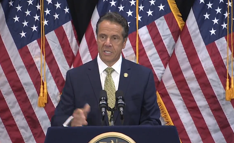 Leadership making climate change history: <a href="/NYGovCuomo/">Archive: Governor Andrew Cuomo</a> announces <a href="/Orsted/">Ørsted</a> and <a href="/EversourceCorp/">Eversource Energy</a>'s #offshorewind projects as solicitation winners for 1700MW! renews.biz/54377/