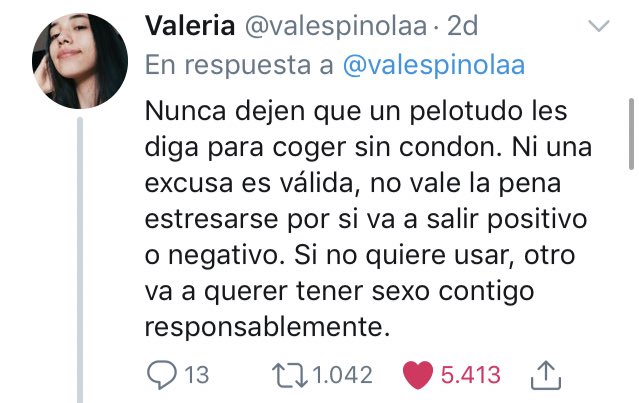 2 pic. Acabo de ver un hilo donde las personas decían las excusas que sacan los otros para no ponerse condón y de paso aportaban soluciones para esas excusas. Amo twitter ☺️ https://t.co/vwoXpnmUMg