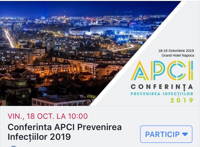 🗓 Save the date ...18-19 Octombrie 2019➡️prima ediție a Conferinței #APCI ...eu voi fi acolo 🙂