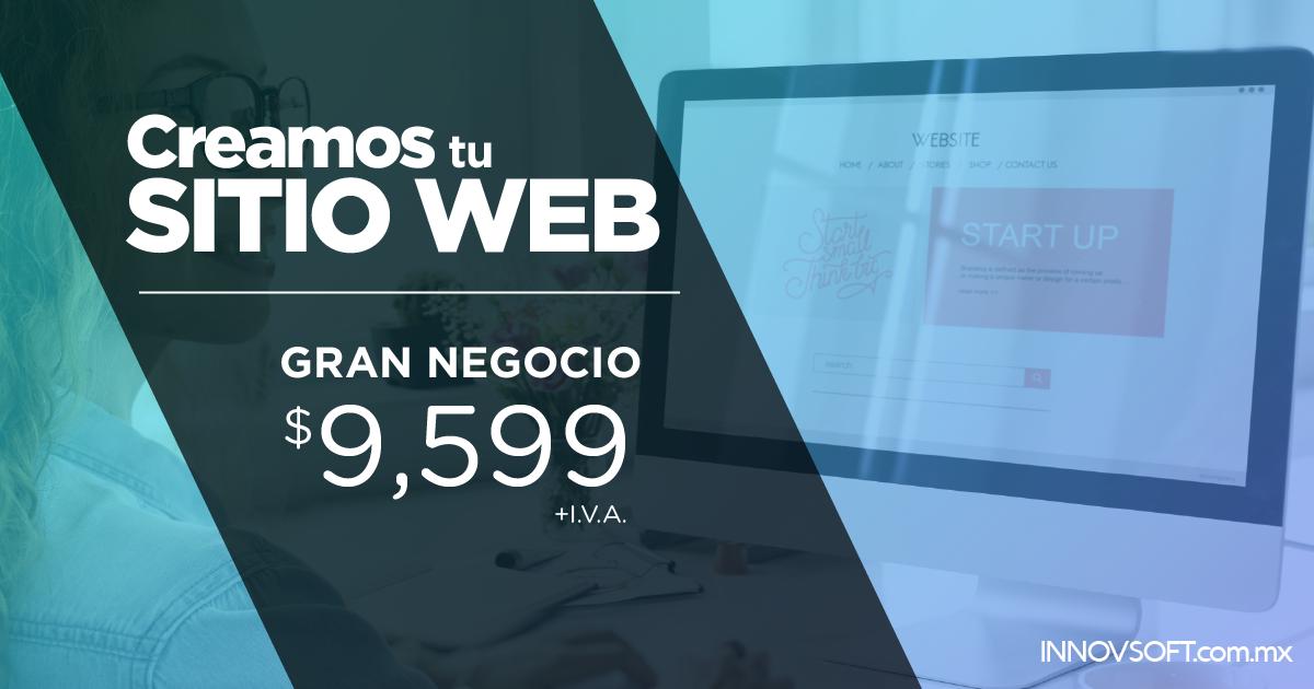 Innovsoft's tweet photo. Tu negocio necesita una página web, nosotros nos encargamos. 
Conoce todos nuestros paquetes 👉 https://t.co/11kVj5fztr 
#Innovsoft #EspecialistasEnSoftware https://t.co/ZkbSRNMLN0