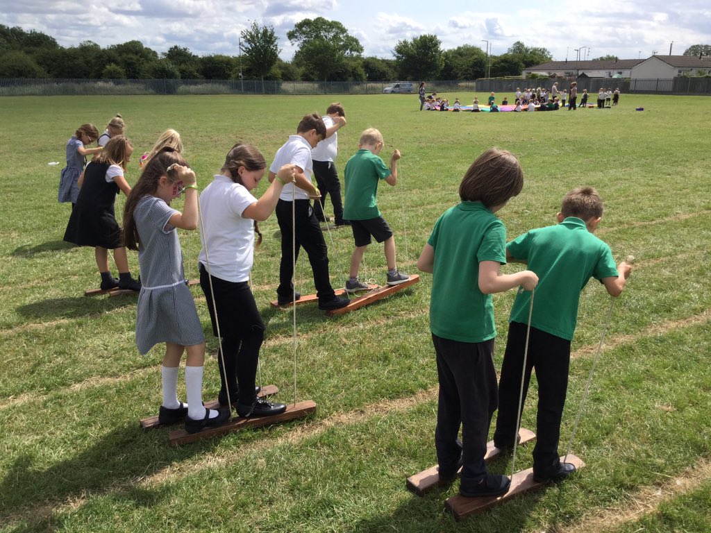 SAl_Highlands's tweet photo. Obstacle course and bouncing around! https://t.co/Ju39Nz47a8