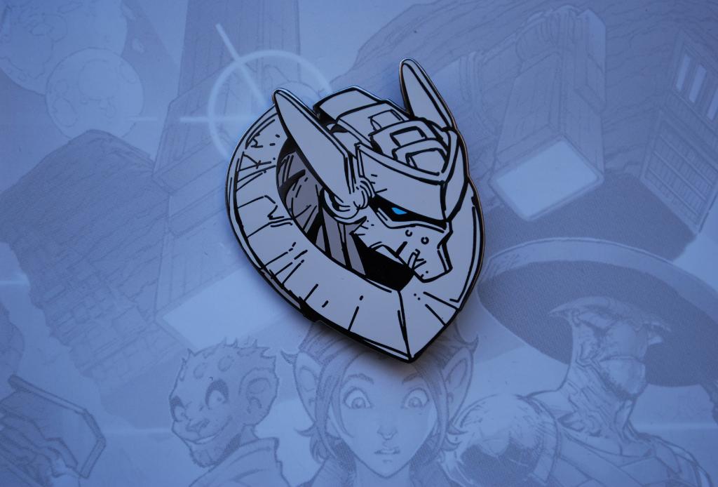 Comixology's tweet photo. Get this limited edition #comiXologyOriginals #StoneStar enamel pin signed by @JimZub & @Max_Dunbar today at 1PM at booth 2121! https://t.co/1ILvCSQIse