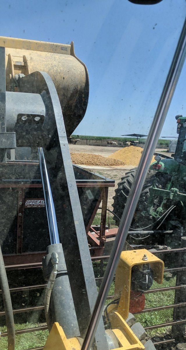 doug_wiese's tweet image. When it's 95, this is a good job to have. #heatwave #cattleproblems