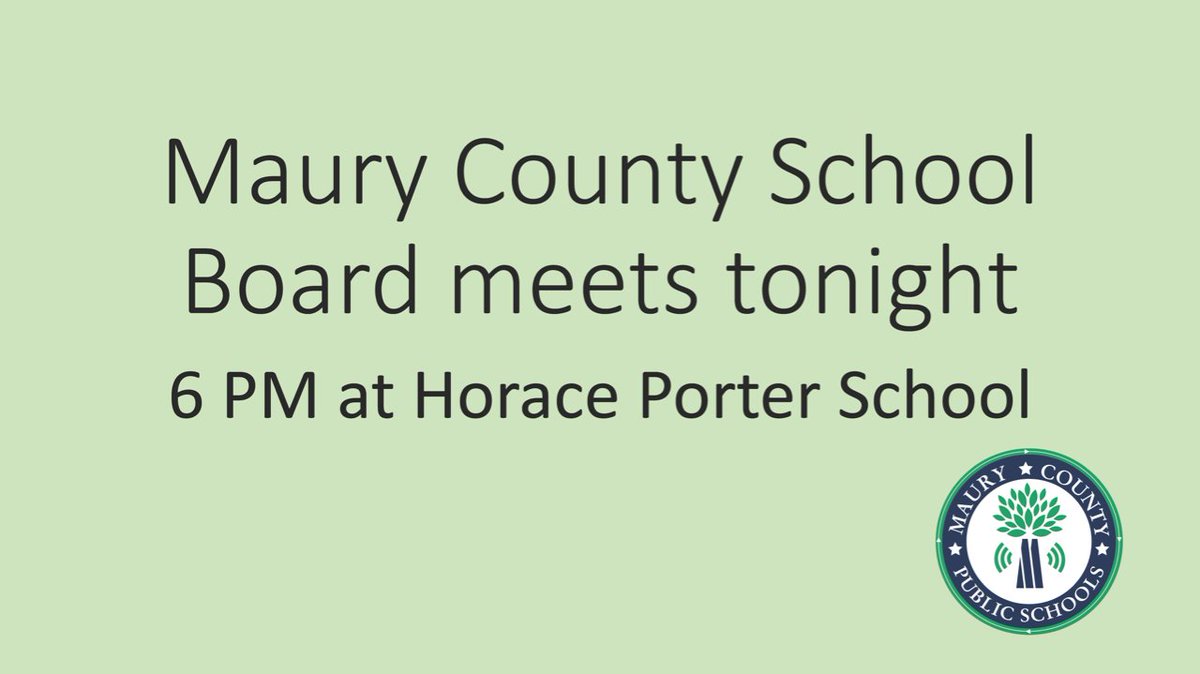 school board meeting six pm