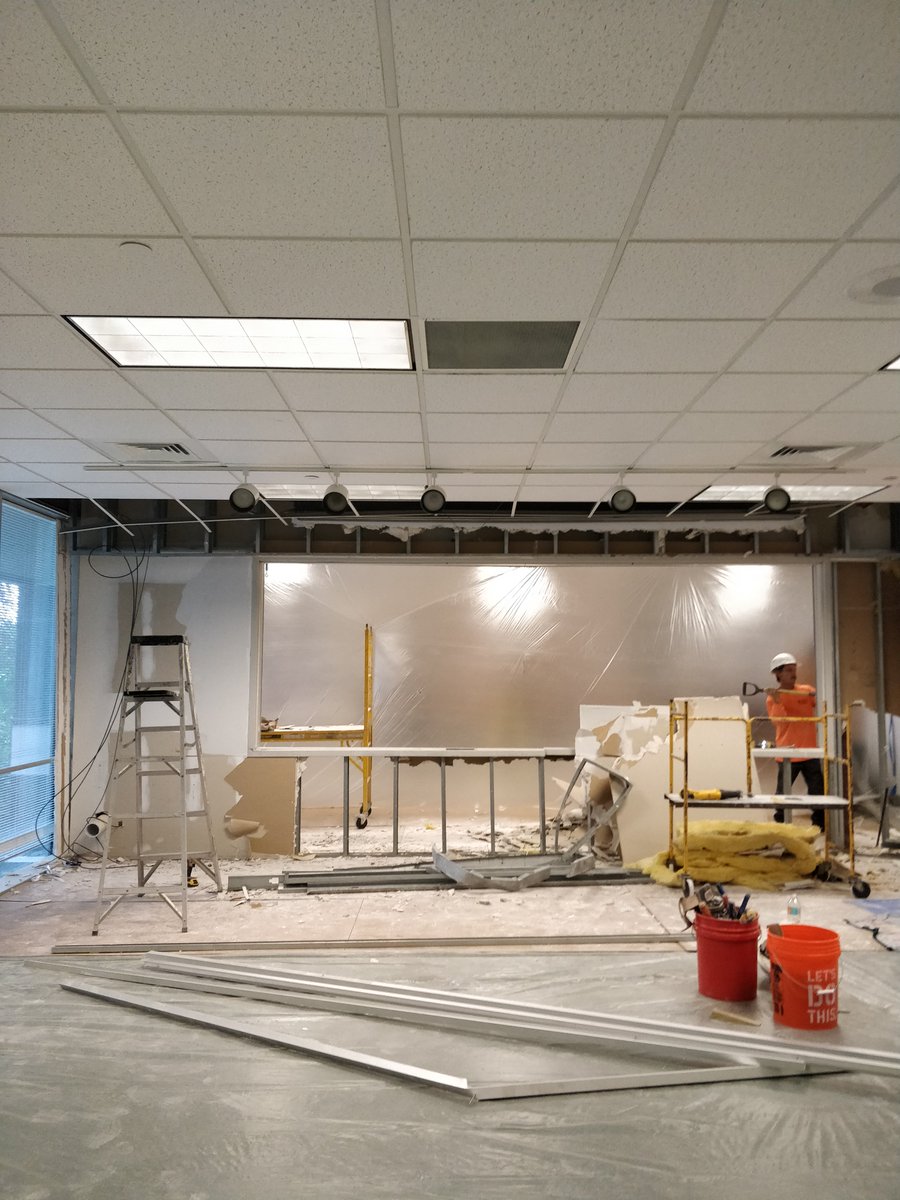 Lee_Elections's tweet photo. Supervisor of Elections, Tommy Doyle, overseeing the renovation of our auditorium!  Great changes to come, to get us 2020 #ElectionReady !
#LeeVotesLocal https://t.co/n1ZWX3XrLD