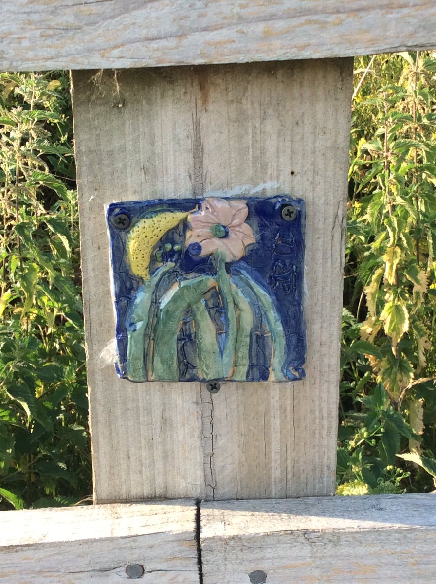These clay tiles look beautiful displayed against the gorgeous backdrop of Bathampton Meadows - well done Maple Class and Paolo <a href="/BathWellsTrust/">Bath & Wells Multi Academy Trust</a> <a href="/fofbmr/">Riverside Volunteers</a> <a href="/BristolAvonRT/">Bristol Avon Rivers</a> <a href="/BatheastonPri/">Batheaston Primary</a> <a href="/batheastonpc/">Batheaston</a>