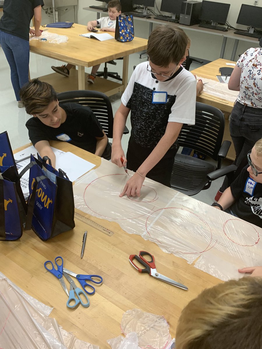 feliciarcherry's tweet photo. We created parachutes at the STEM Institute today! #birdvillelearns #nrmsproud @maryterry2015 @ScienceChick123 https://t.co/A2Afb2Ew31