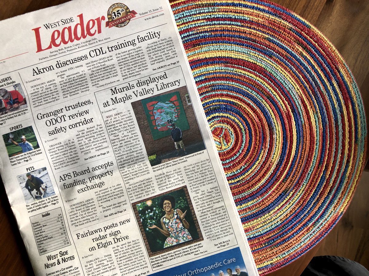 One of <a href="/playakron/">@PLAY</a>’s goals was to create a critical mass of activity that elevates local artists and drives investment towards Akron’s neighborhoods. Thanks <a href="/Akrondotcom/">Akron.com</a> for the great read! See comments for more west side highlights. 
🎨❤️✨ #ARTxLOVE #atplayakron #knightcities