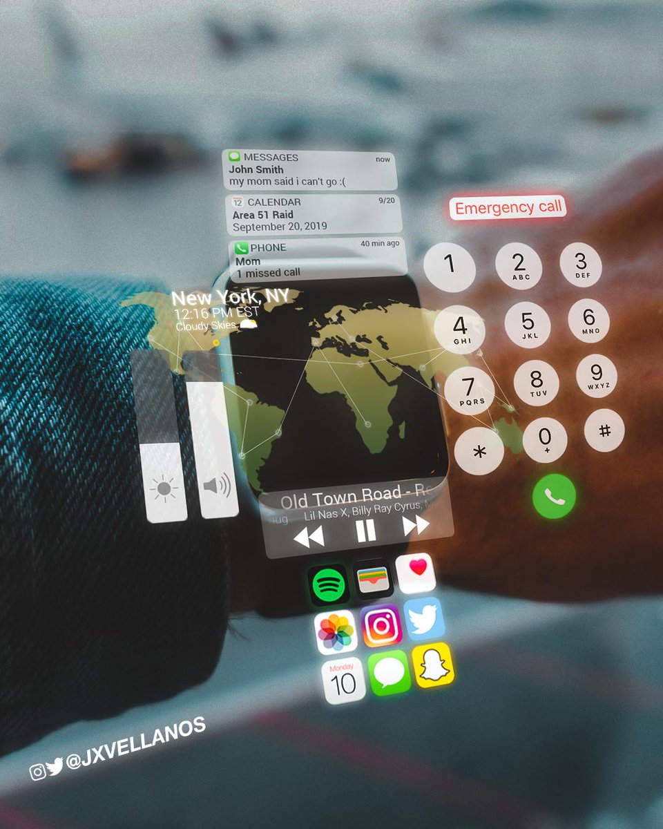 hologram smartwatch