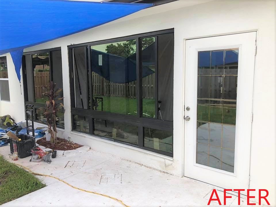FloridaHome360's tweet photo. ✨BEFORE &amp; AFTER✨
Amazing job team!! 💪🏽
•
•
•
Don’t miss out &amp; take advantage of our 25% off promotion for hurricane impact windows and doors!
Call us TODAY at 📲 (954) 828-0208 to get your 🆓 FREE at home estimate! https://t.co/yTNVnyJGhC