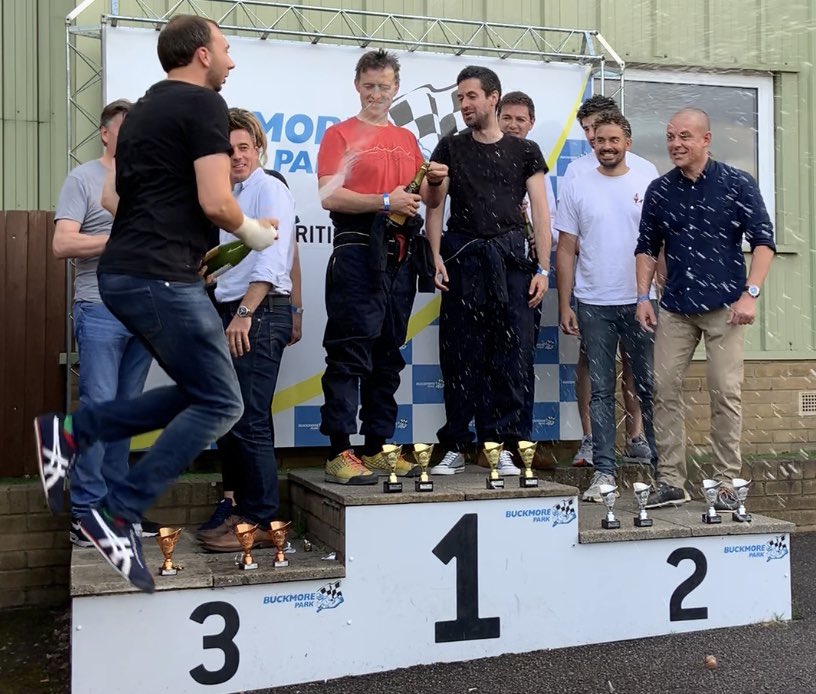 Congratulations to @VectosTP for a cracking first place at #propkart2019. Second place for <a href="/duncangreenaway/">Duncan Greenaway</a>   and third to #BucklerEnvironmental. Thanks to everyone involved for raising c.£5,000 for <a href="/MaggiesCentres/">Maggie's Centres</a> and <a href="/LandAid/">LandAid</a>. Roll on #propshoot19 on 12/09/19!