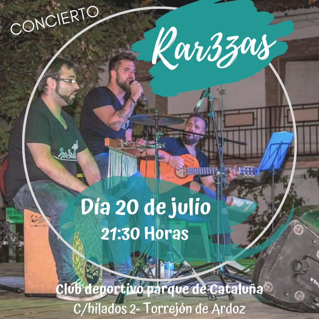 NOCHES DE VERANO EN EL CLUB - CONCIERTO
SÁBADO, 20 DE JULIO, A LAS 21:30 h
EN LA TERRAZA DEL BAR
