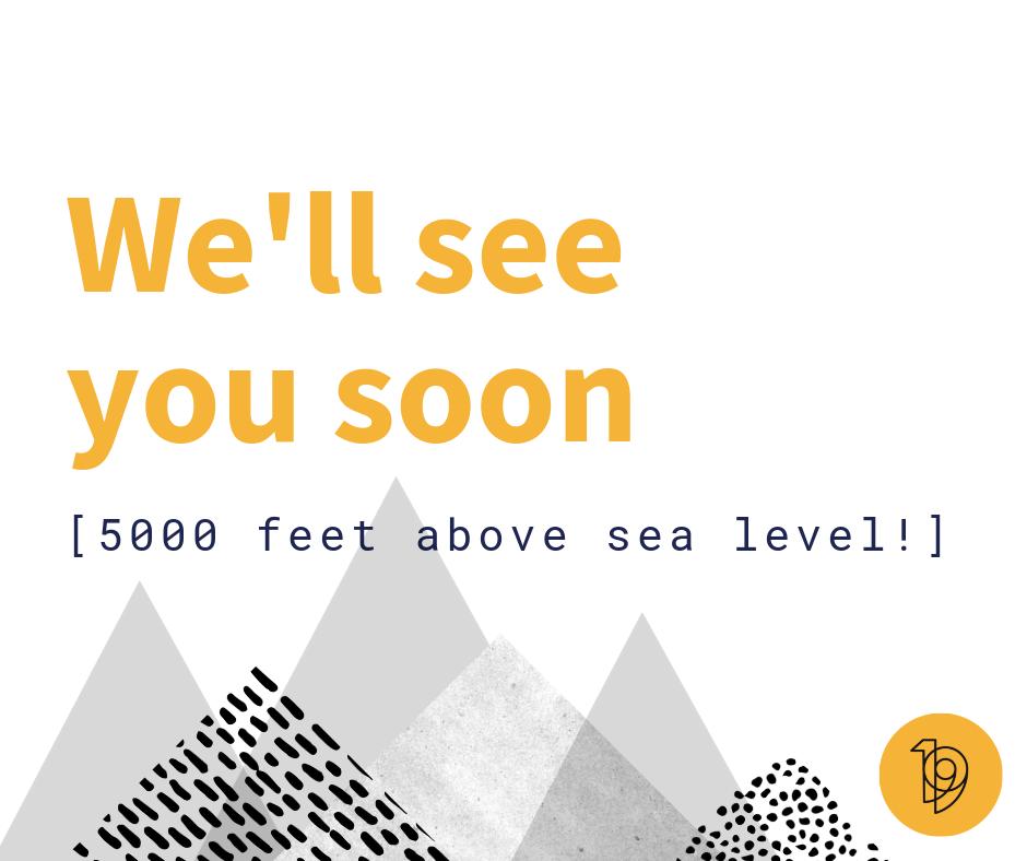 CruConf's tweet photo. Ft. Collins is roughly 5,000 feet above sea level. Because of the higher altitude, some people may experience altitude sickness. Be sure to drink lots of water, especially on the way to Ft. Collins and during the first several days of #Cru19. 💦We can't wait to see you here! https://t.co/bO6MLLQjIv