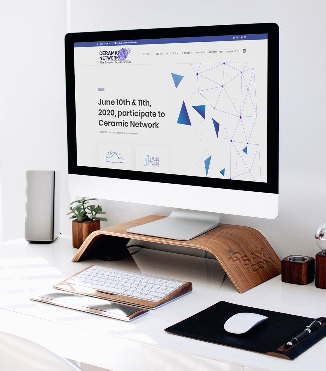 SAY TOUT COM continue d'accompagner @Cerameurop avec le développement du site internet de #CeramicNetwork, l'événement majeur de la #céramique en 2020 !

➡ ceramic-network.fr