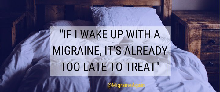 MigraineAgain00's tweet photo. Do you ever wake up with a Migraine attack already underway? https://t.co/hsJfc0SmRp https://t.co/5sNsKbCXGZ