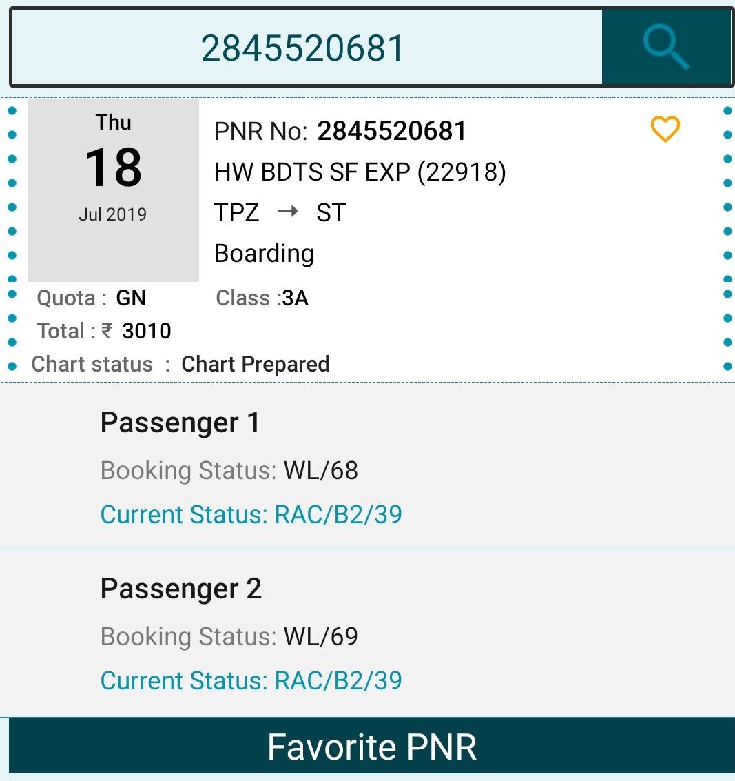 Sf Exp Chart