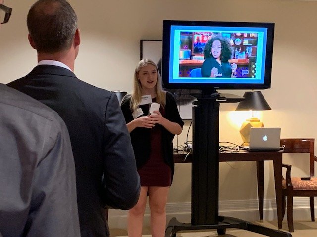 AccionLabs's tweet photo. The @AccionLabs Pittsburgh team had the opportunity to spend time with the @WillAllenWAF at @BNYMellon. Inspiring to meet one of two scholarship recipients. Both attending @IUPedu in the fall. #WAF #EmergingTechnologies #lifelonglearning #givingback https://t.co/YRGljXiFt2