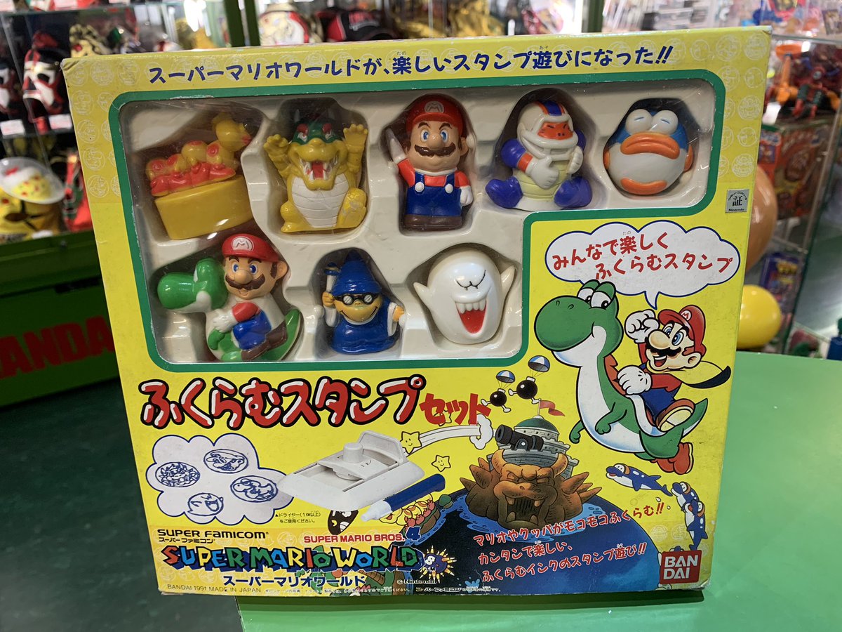 スーパーマリオ　ふくらむスタンプセット