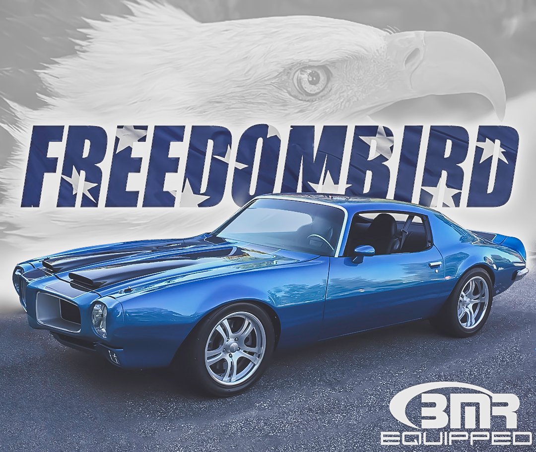 #TBT and Ty Ingle's BMR equipped "FreedomBird" FIrebird! It's been 10 years since Ty debuted this beauty at SEMA in 2009. The 1971 Firebird is fully equipped with BMR suspension components including a BMR torque arm set up.
.
#bmrsuspension #bmrequipped #freedombird #pontiac