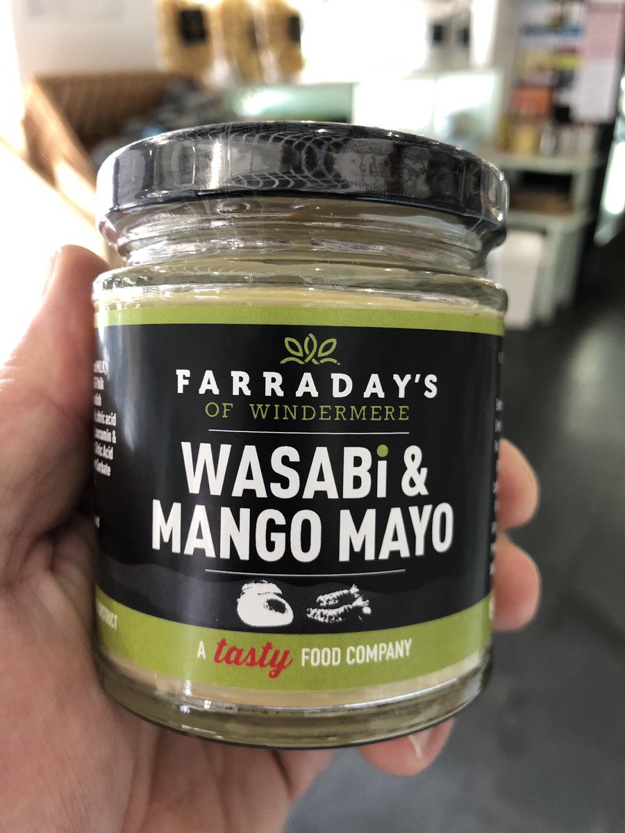 Farraday's Tasty (@farradaystasty) on Twitter photo We are pleased to announce our award🌟winning Wasabi and Mango🥭 Mayo has been shortlisted for the Best Savoury Sauce category. In the Great British Food Awards 2019. <a href="/sped98/">Cumbriafoodie</a> <a href="/FoodDerby/">Derby House Food Hall Wrightington</a> <a href="/PlumgarthsFarm/">Plumgarths Farm Shop</a> <a href="/pioneer_retail/">Pioneer Foodstore</a> <a href="/cranstons_1914/">Cranstons Butcher + Maker</a> <a href="/BoothsCountry/">Booths Supermarket</a> <a href="/FineFoodAngel/">The Fine Food Angel</a> <a href="/Hidesfinefoods/">Hides Fine Foods Ltd</a> We are pleased to announce our award🌟winning Wasabi and Mango🥭 Mayo has been shortlisted for the Best Savoury Sauce category. In the Great British Food Awards 2019. <a href="/sped98/">Cumbriafoodie</a> <a href="/FoodDerby/">Derby House Food Hall Wrightington</a> <a href="/PlumgarthsFarm/">Plumgarths Farm Shop</a> <a href="/pioneer_retail/">Pioneer Foodstore</a> <a href="/cranstons_1914/">Cranstons Butcher + Maker</a> <a href="/BoothsCountry/">Booths Supermarket</a> <a href="/FineFoodAngel/">The Fine Food Angel</a> <a href="/Hidesfinefoods/">Hides Fine Foods Ltd</a>