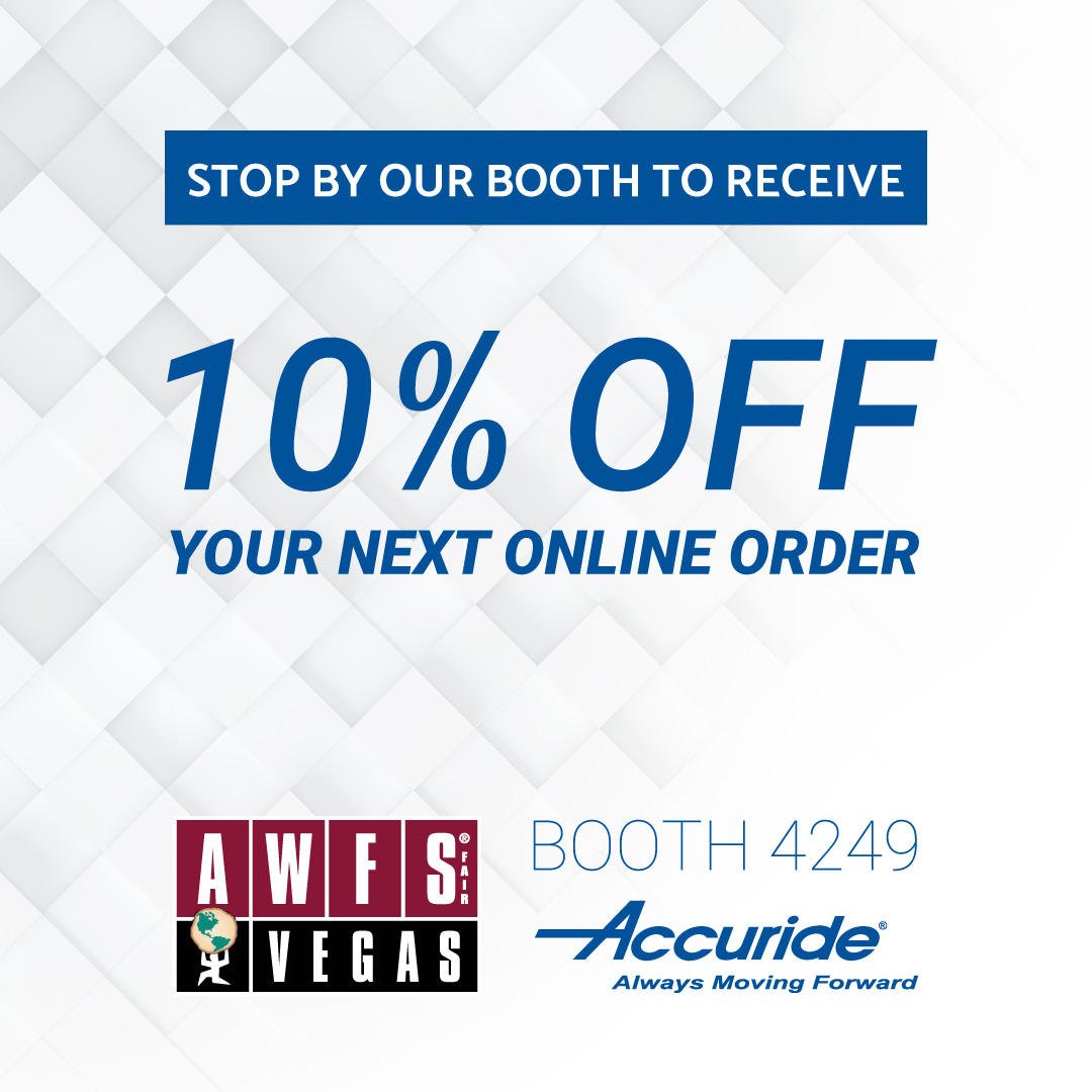 AccurideUS's tweet image. Day 2 of @AWFSFair! Visit our booth 4249 at AWFS to pick up a special discount code that gives you 10% off your next online order. #Accuride #AWFSFair #AWFS2019  #AWFS19