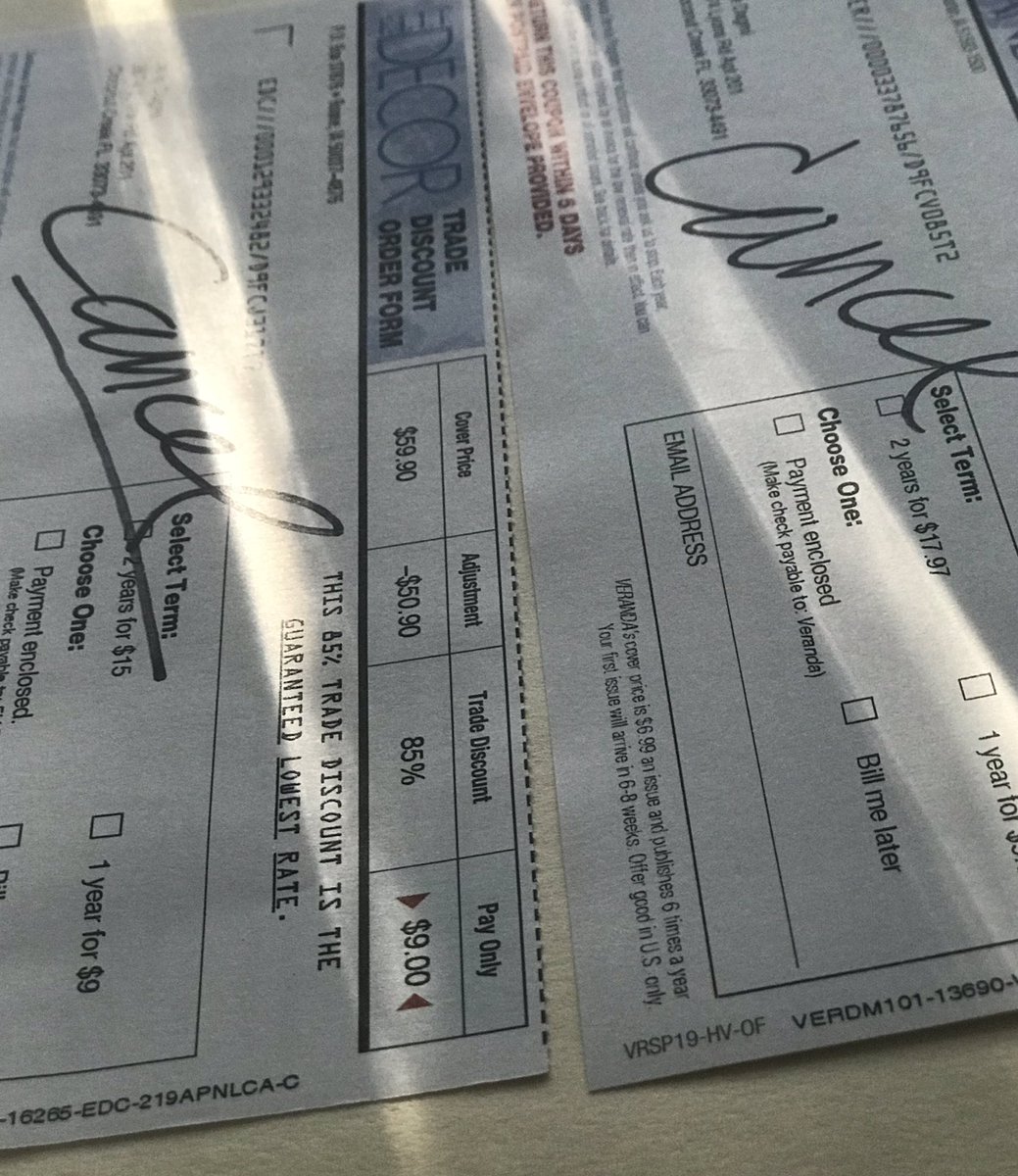 Sorry to cancel <a href="/ELLEDECOR/">ELLE Decor</a> and <a href="/VERANDAmag/">VERANDA</a> but in a month I’ll be shacking up with a bigger magazine whore than myself who is also a subscriber. So I will still be a loyal reader! 😅 #longliveprint #magazines #consolidating