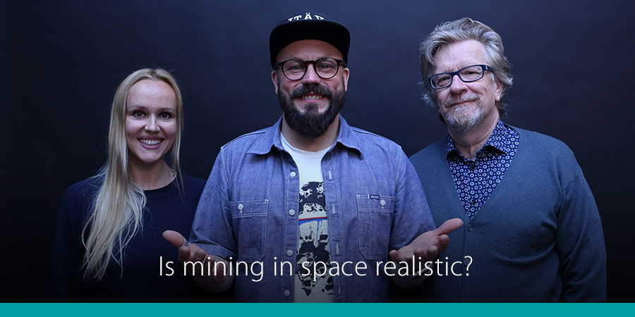 MetsoOfficial's tweet photo. Would #space mining give rise to the next gold rush? We invited experts @SpaceSissi and Kari Enqvist to #StudioPlanet to talk about the chances and threats of expanding to space: https://t.co/ki3sM56Fhn https://t.co/L2D6wBGYiu