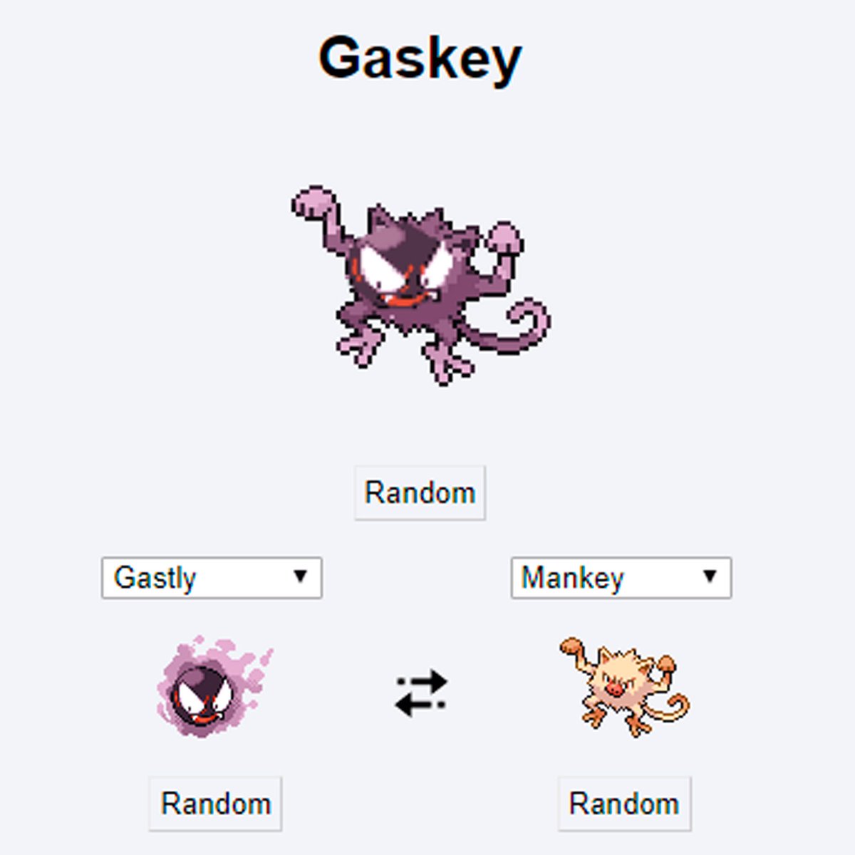 CassioSCosta's tweet photo. #Gaskey #pokefusion #pokemonfusion #pokemon #ghosttype #ghost #ghostmonkey https://t.co/c67zZYuJh1