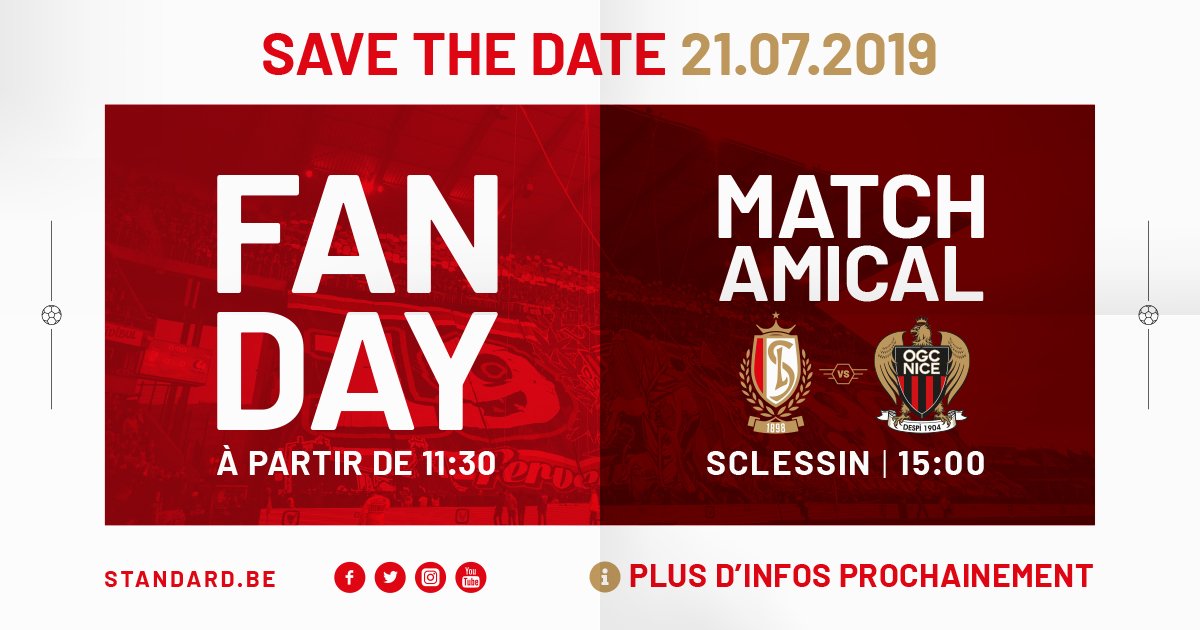 Standard_RSCL's tweet photo. 🔍 NEWS | Découvrez le programme complet de notre Fan Day ➡ https://t.co/CNs1W0tfuQ 📋 #FandayRSCL 🔴⚪ https://t.co/xN9ZH6mhko