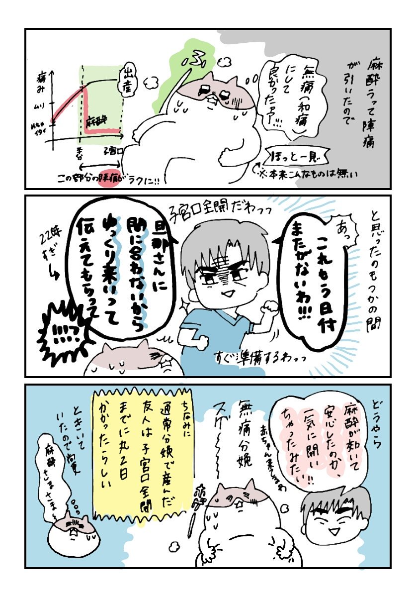 出産レポ⑥
ほんと我慢とかせずこまめに診せにいったり旦那ソンに泣きついたりすればよかったよえーん！！
我慢しないでね！！妊婦さん！！

#出産レポ #無痛分娩 #レポート 