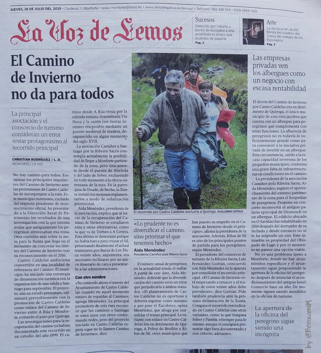 RibeiraSacra_'s tweet photo. El #CaminodeInvierno no da para todos

  👇
https://t.co/828eEmsfMQ
   👆

Al inicio de la recuperación del #CamiñoDeInverno se estudiaron esta y otras alternativas, como la que va de #Torbeo a #ACovela, priorizando finalmente el actual por #BarxaDeLor
@VozLemos #RibeiraSacra https://t.co/WomOyXa6wq