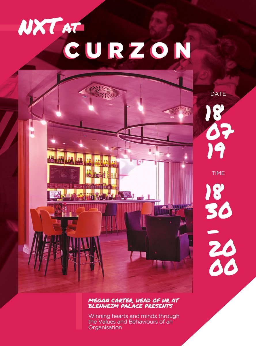 We look forward to seeing our guests at <a href="/CurzonOxford/">Curzon Oxford</a> for tonight's under 30's #networking event with keynote speaker Megan Carter of <a href="/BlenheimPalace/">Blenheim Palace</a>!