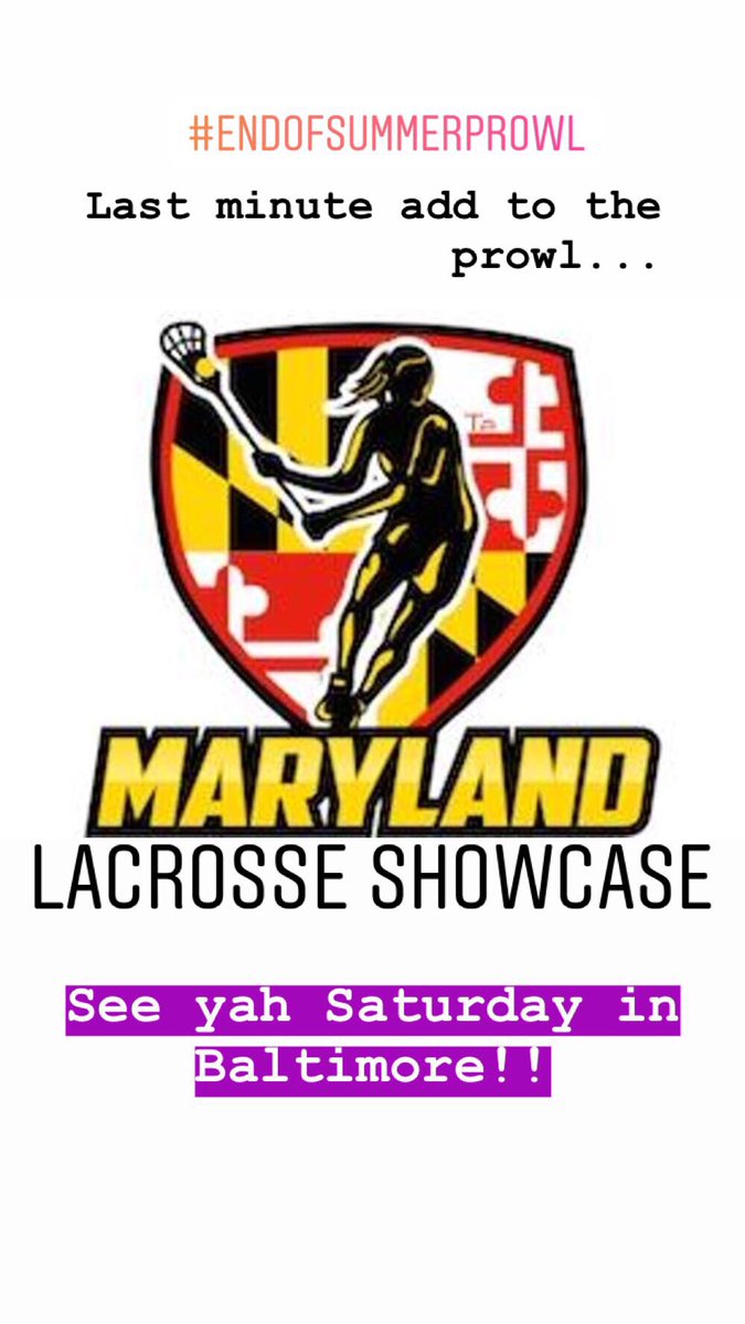 LAST MINUTE ADD TO THE PROWL! See you at MD Showcase on Saturday!! #endofsummerprowl #rollcougs <a href="/MDLaxShowcase/">MD Lacrosse Showcase</a>