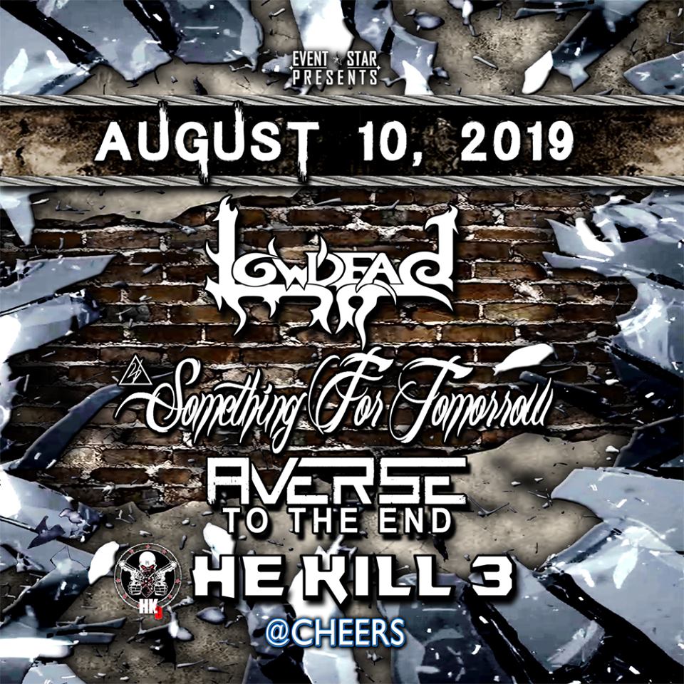 EventStarPro's tweet image. August Alert "Its about to get heavy @AtCheers" #Saturday #August3 #FistFight #TillTheEnd #BeyondInfluece &amp;amp; #ThickerSkin / #August10 #Lowdead #SomethingForTomorrow #AverseToTheEnd &amp;amp; #HeKill3 from #ColoradoSprings click atcheers.club for #roc info #Denver #ColoradoEvents