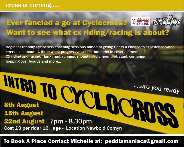 Ever wandered what's so appealing about cross? why so many riders line up on cold wet days in winter then race red line round fields and tracks for the best part of an hour??
Still have your attention? want to find out more??perhaps these sessions could be for you.. #crossisboss