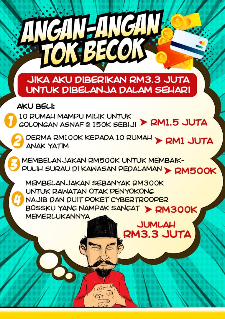 HarianBecok's tweet image. ANDAINYA TOK BECOK BOLEH MEMBELANJAKAN SEHINGGA RM3.3JUTA DALAM SEHARI.
#HowToSpend #RM3Million101 #RM3Dot3MillionInADay #DuitTheRightWay  #AnganAnganTokBecok #HarianBecok
harianbecok.blogspot.com/2019/07/andain…