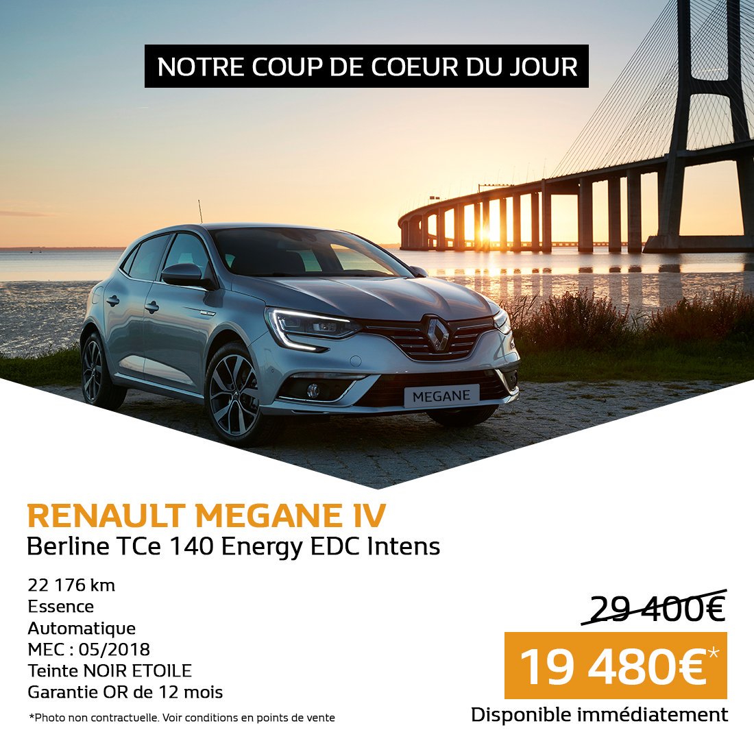 GroupeColin's tweet photo. Découvrez notre coup de cœur du jour chez Groupe Colin : 
Renault Megane IV à 19 480€ au lieu de 29 400€.

Cette offre vous intéresse ? Contactez nos conseillers commerciaux au 01 46 12 88 40 (Montrouge) ou au 01 41 13 07 07 (Sceaux) https://t.co/GqbrgwBJR9