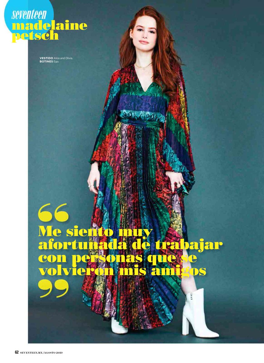 madspetschITA's tweet photo. #NEW @madelainepetsch  photographed for Seventeen México, August 2019. #CherylBlossom #Riverdale https://t.co/vKw8InHPHh