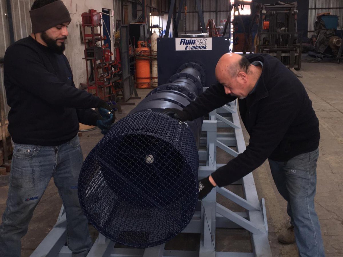 Fluintek's tweet photo. Continúan operando exitosamente las 3 primeras bombas verticales tipo turbina diseñadas y fabricadas en Chile por Fluintek para una de las divisiones de Codelco #generandovalor @nuevamineria @ReporteMinero @ExpandeMineria @Innovacioncl @Corfo @fundacionchile https://t.co/AviMB3KveF