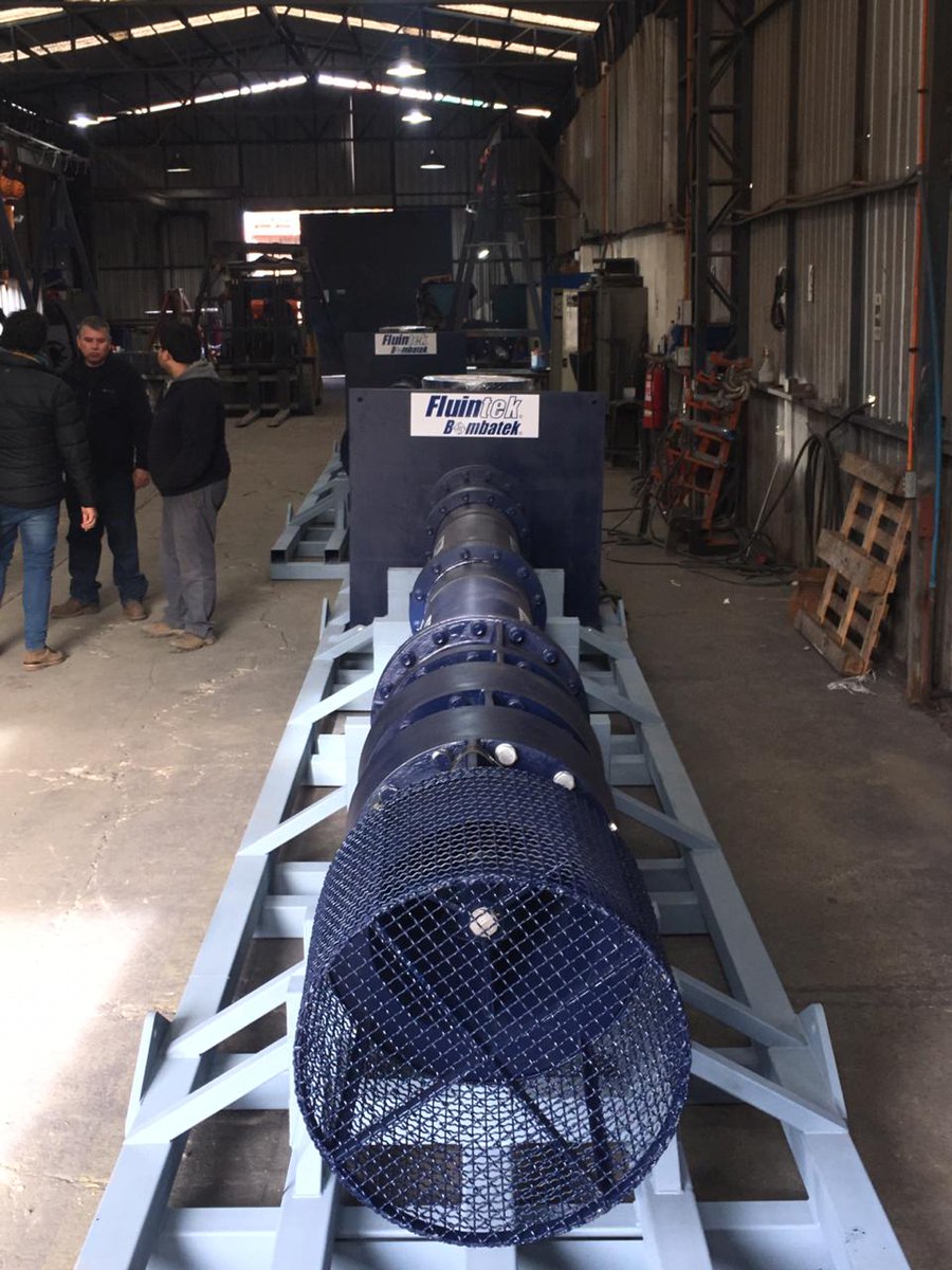 Fluintek's tweet photo. Continúan operando exitosamente las 3 primeras bombas verticales tipo turbina diseñadas y fabricadas en Chile por Fluintek para una de las divisiones de Codelco #generandovalor @nuevamineria @ReporteMinero @ExpandeMineria @Innovacioncl @Corfo @fundacionchile https://t.co/AviMB3KveF