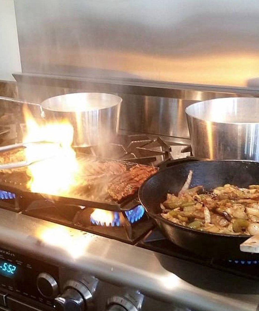 capitalcooking1's tweet photo. New to luxury residential ranges? Don't be surprised if you have to change up your way of cooking! The 94 flame burner design &amp; 25,000 BTUs gives more power and control than a standard ranges. See the full line-up of luxury ranges by Capital Cooking here: https://t.co/oE8ophh3Pq https://t.co/8PvpagWxzp