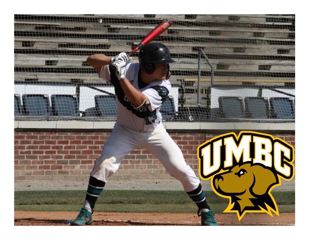 I am proud to announce that I have committed to further my baseball career at the University of Maryland, Baltimore County. Huge thank you to my parents, coaches, teammates, and friends that have helped me along the way. #goretrievers