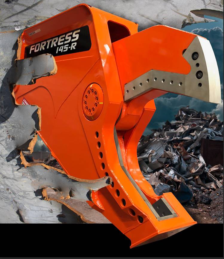 _ShearCore's tweet photo. NOW AVAILABLE!!! THE NEW FORTRESS FS-145. UNPRECEDENTED POWER &amp; RELIABILITY. #breakingnews #fortress #byshearcore #shearcore #divisionofexodusmachines #newworldstandard #fortressshears #scrap #recycling #demolition #superior #wisconsin #demolish #attachment https://t.co/fYp3GEVtyX