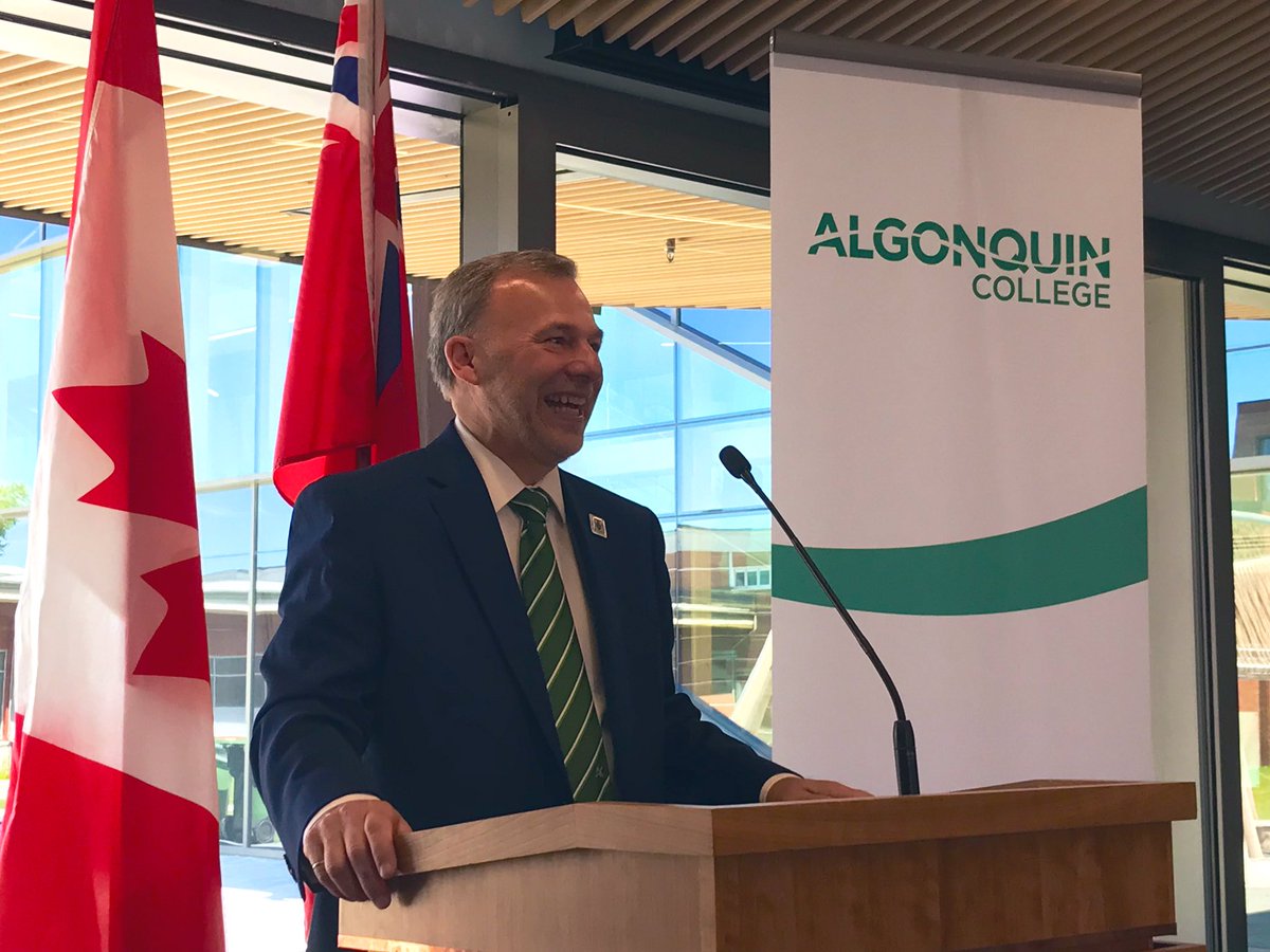 AlgonquinColleg's tweet photo. We are delighted to announce Algonquin College’s new President and Chief Executive Officer, @claude_brule. First joining the College in 1999, Claude has been instrumental in guiding Algonquin College to where it is today. https://t.co/bMsp1dnOmm