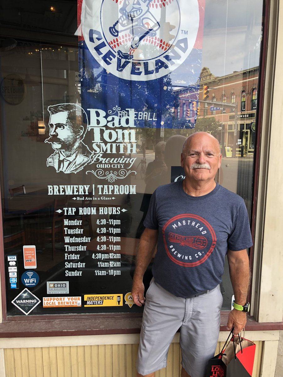 Chris Smith (@hi_chrissmith) on Twitter photo When you are on vacation and you discover there is brewery across the city with your Dad’s name (and the logo kinda looks like him too).... you immediately drop your plans, get in a cab and go there! <a href="/BadTomBrewing/">Bad Tom Smith Brewing</a> <a href="/TheCLE/">Destination Cleveland</a> When you are on vacation and you discover there is brewery across the city with your Dad’s name (and the logo kinda looks like him too).... you immediately drop your plans, get in a cab and go there! <a href="/BadTomBrewing/">Bad Tom Smith Brewing</a> <a href="/TheCLE/">Destination Cleveland</a>
