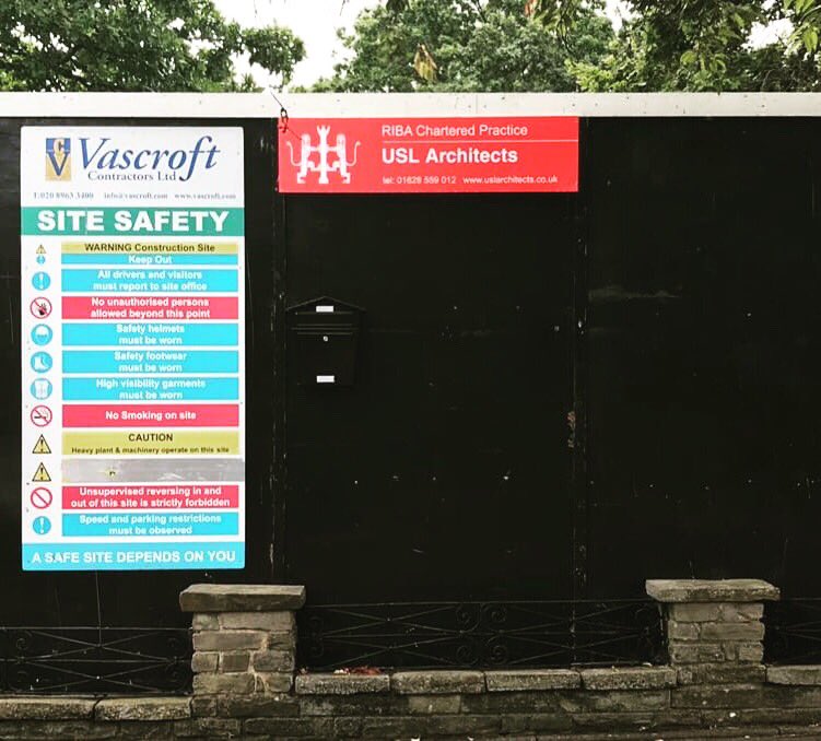 uslarchitects's tweet photo. Another project up and running with our old friends at Vascroft Contractors. This is a residential development in north west London. 
#uslarchitects #vascroft #residential #planning #planningpermission #construction #architects https://t.co/tXNodgWiDP