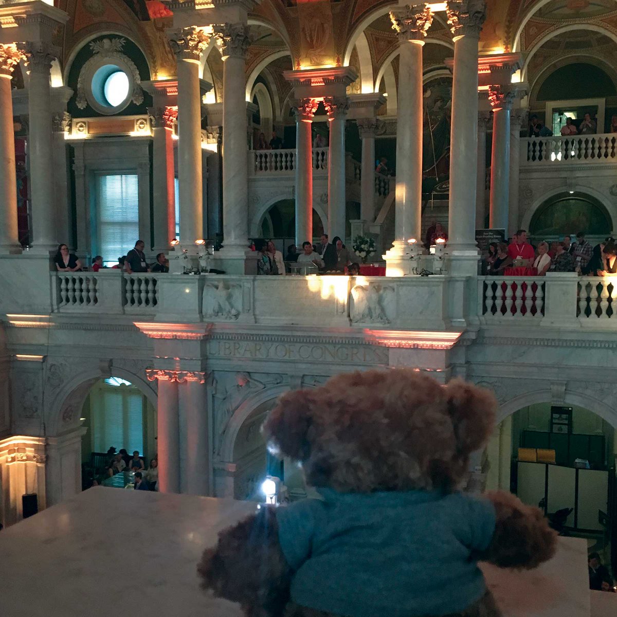 GWLawLibrary's tweet photo. Had a great view at @Westlaw's party at the @librarycongress. We were listening to the 14th Librarian of Congress, Carla Hayden, speak!
#AALL19 #jcub #gwlawlibrary #gwlaw https://t.co/pKF8h89TMO