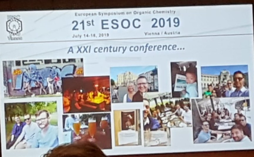 thezieglergroup's tweet photo. Thank you for an amazing conference! We are looking forward to celebrate with you at the conference dinner
#esocwien #chemtwitter https://t.co/FV4s36qaaY